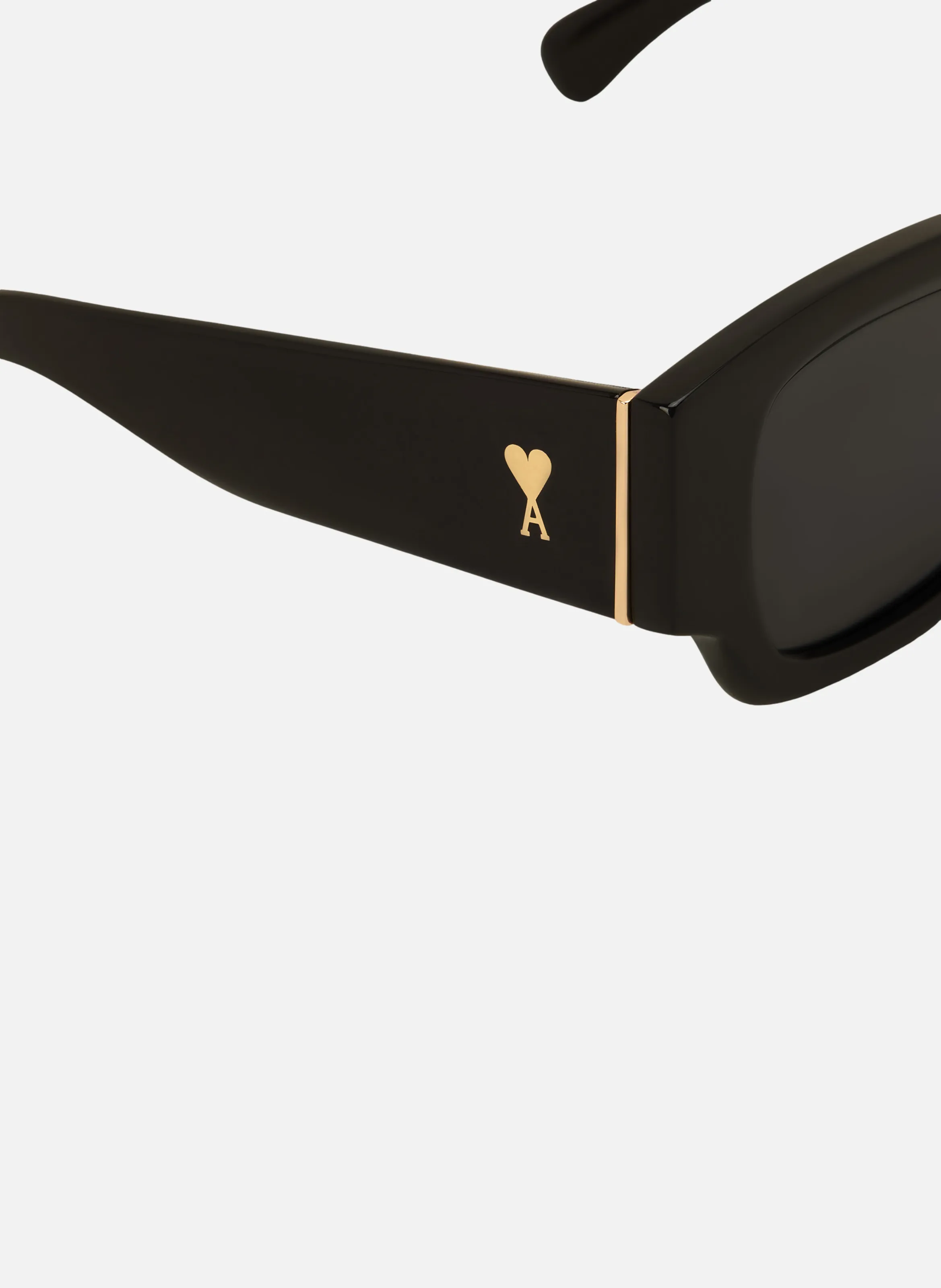 AMI PARIS  Lunettes classique ami de cœur unisexes - Noir