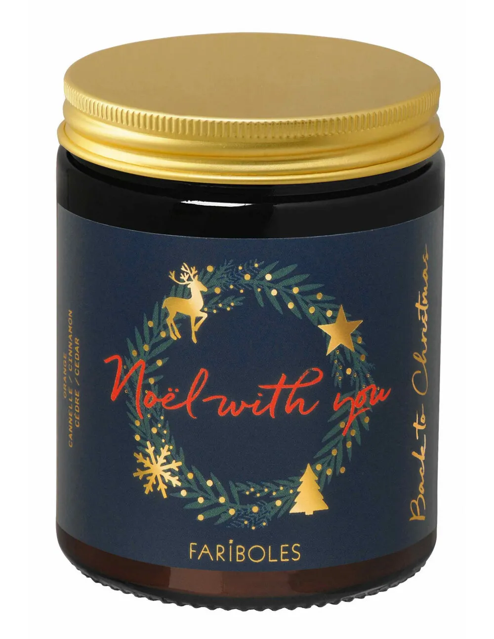 Bougie Noël with you, Fariboles — Mademoiselle C