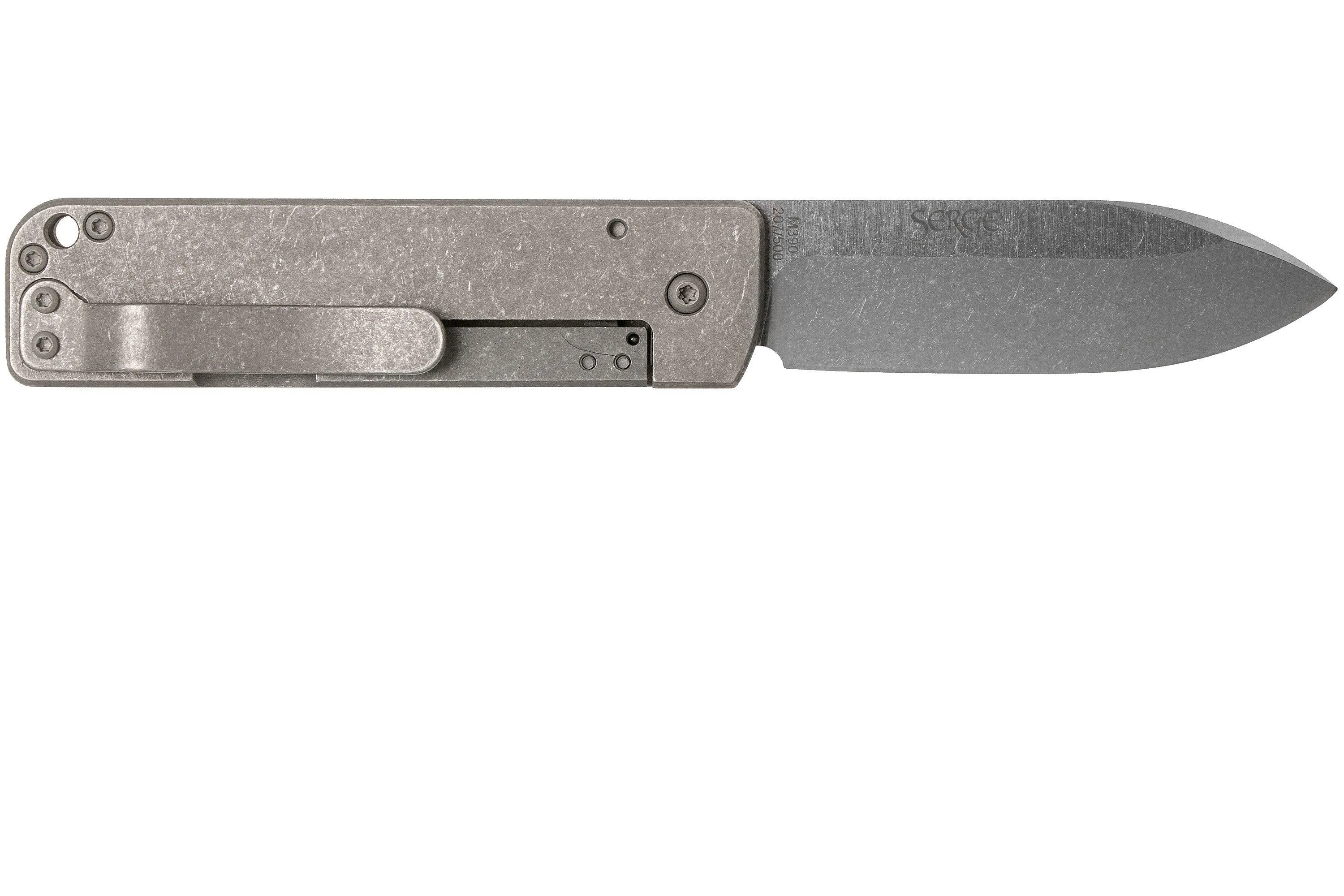 Böker Plus Lancer 42 Titanium 01BO195 couteau de poche, Serge Panchenko design
