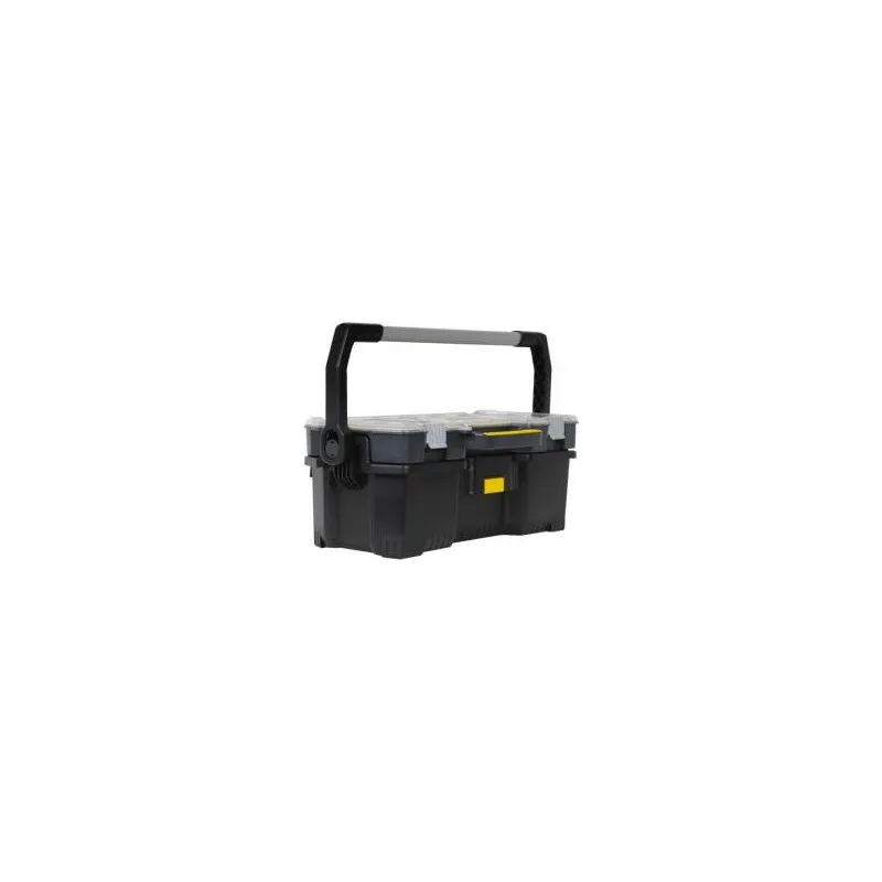 Caisse à outils avec organiseur transparent STANLEY "1-97-514" de 53L