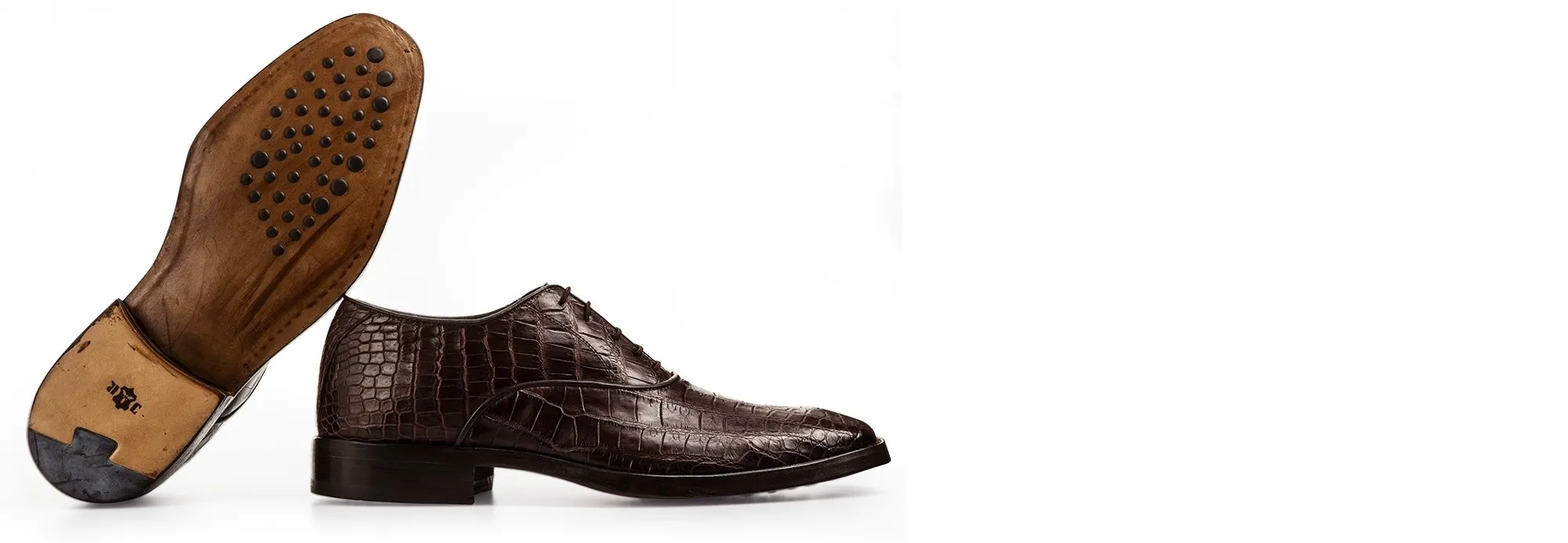 Carife - Classiques chaussures rehaussantes en Cuir de Crocodile de 6 cm à 8 cm en plus