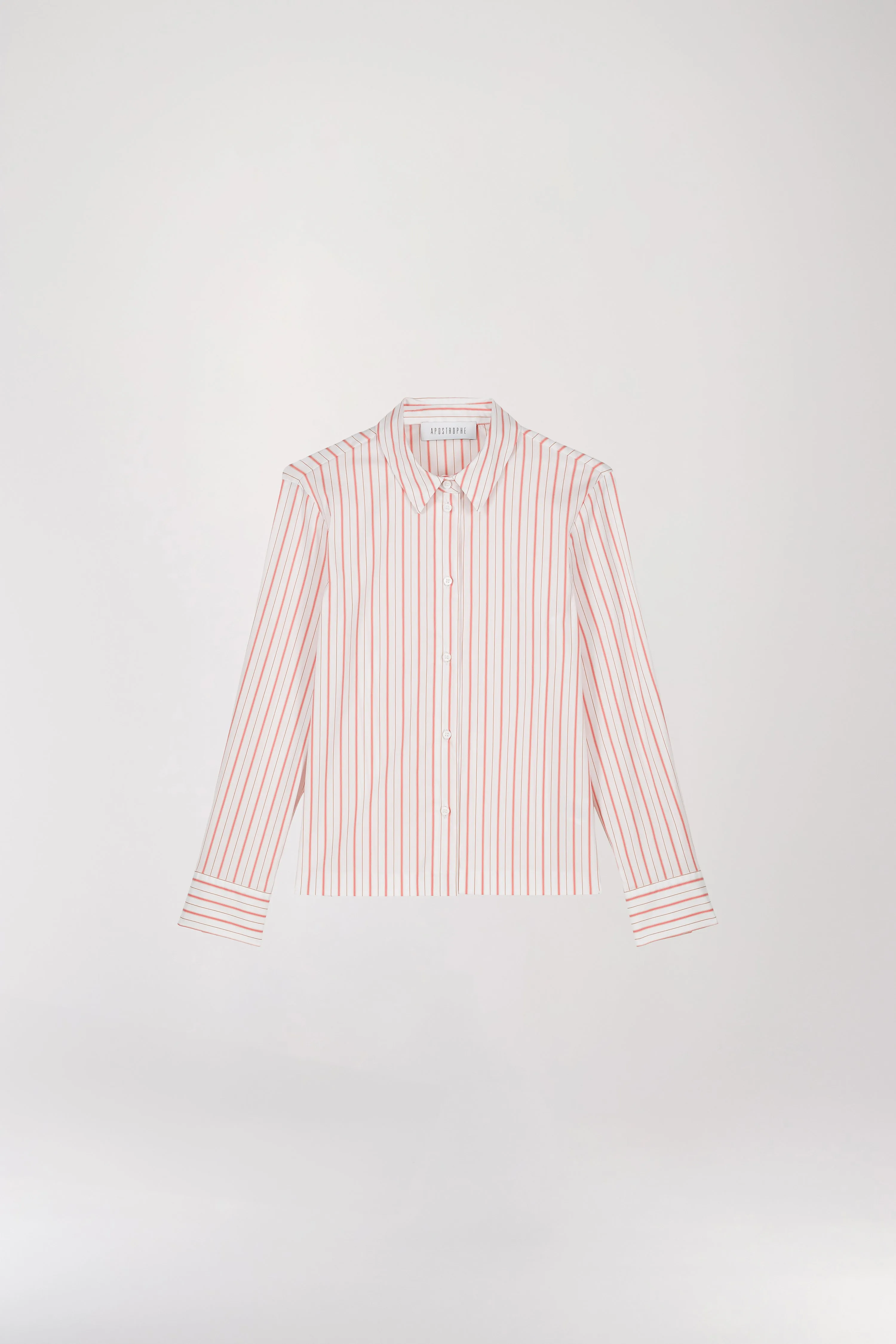 Chemise rayées orange