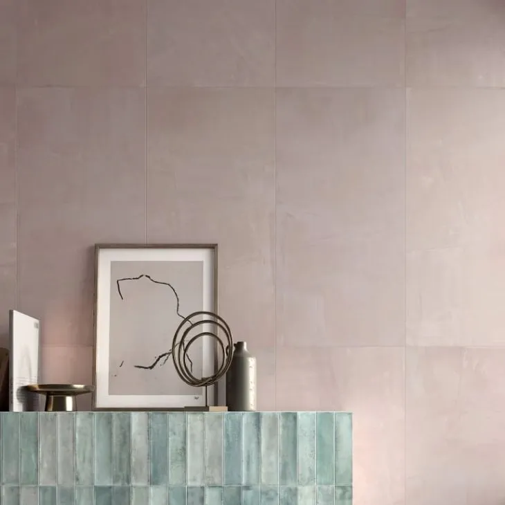 Dado Paint Rose 20x20 cm 304036 | Carrelage imitation béton 