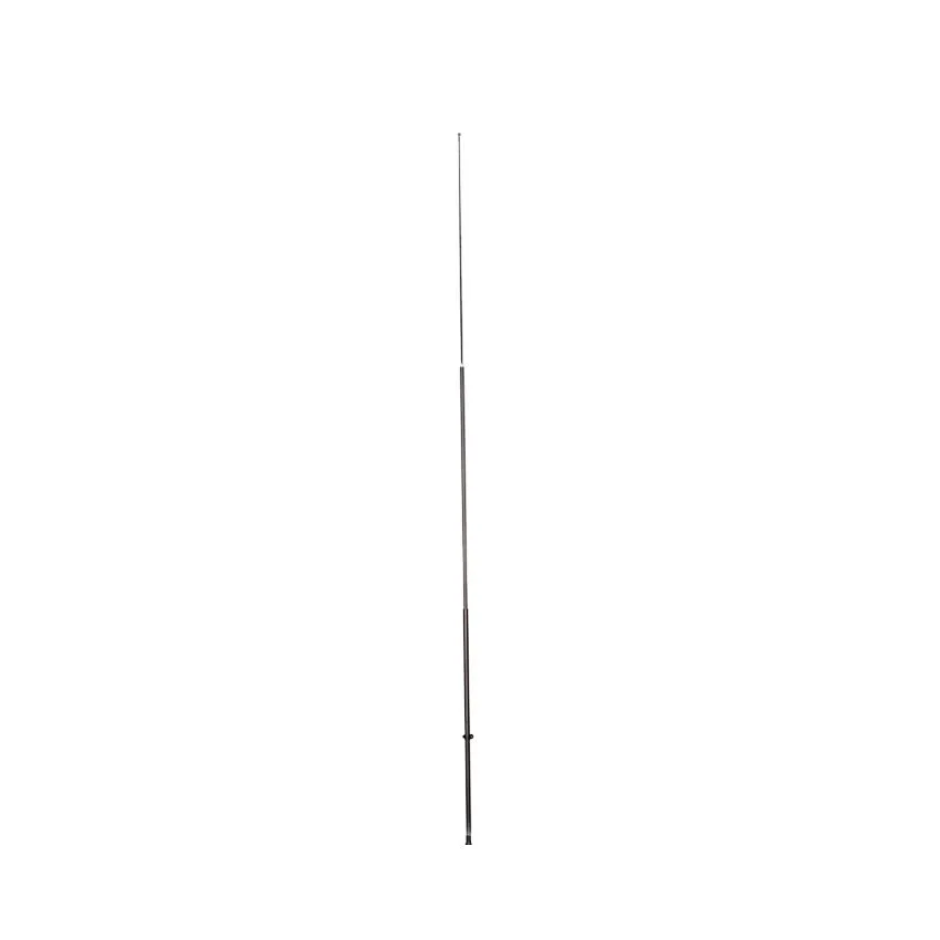 Drapeau publicitaire VENTE À EMPORTER de dimensions 230 x 70 cm avec mât