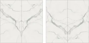 Florim I Classici Di Rex Statuario Open Book 6 mm A+B Soft 320x320 cm 9000160 | Revêtement mural imitation marbre