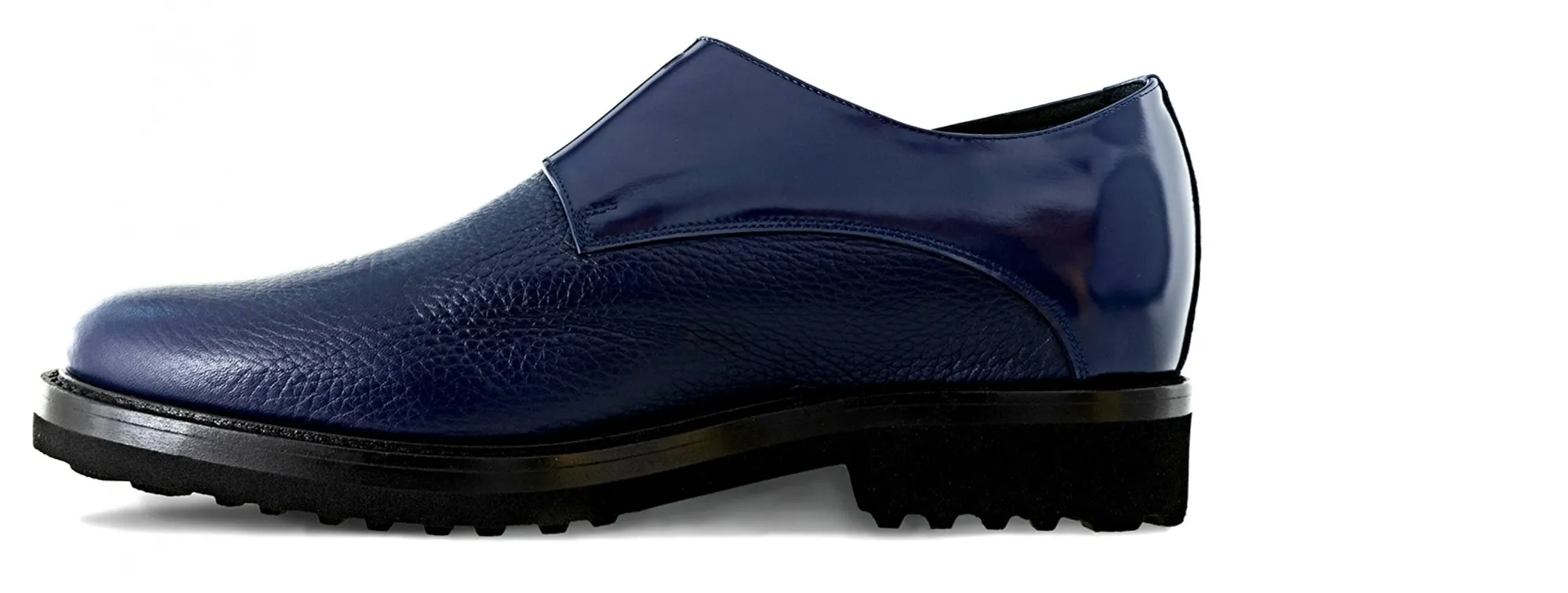 Istria - Classiques chaussures rehaussantes en Cuir Pleine Fleur de 6 cm à 8 cm en plus
