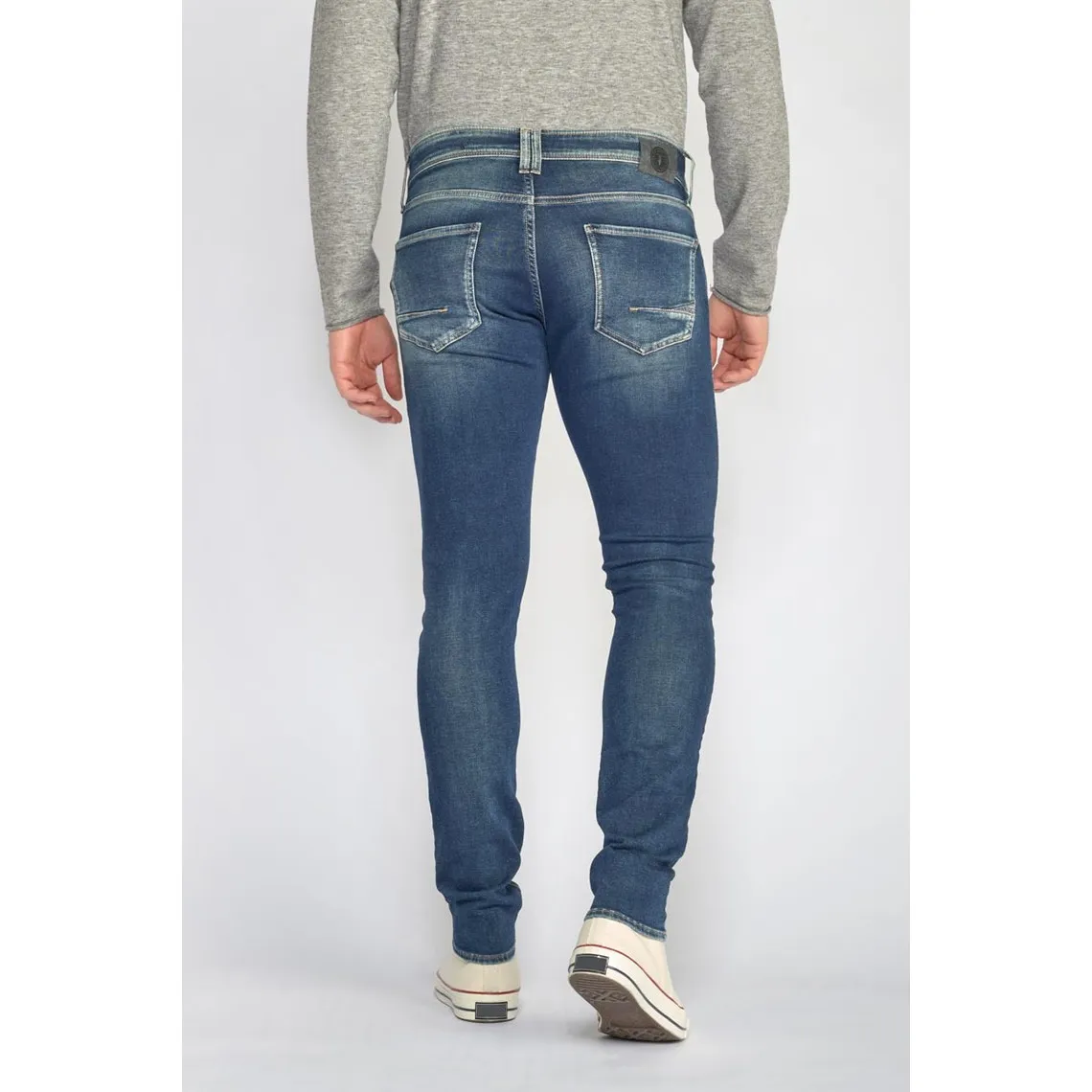 Jeans slim BLUE JOGG 700/11, longueur 34 bleu en coton | 3 Suisses