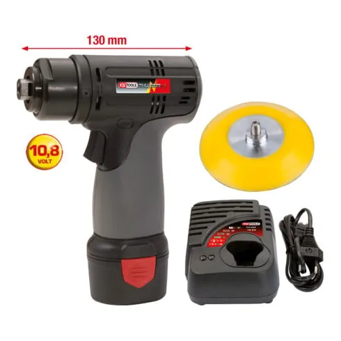 KS Tools Meuleuse sur batterie, 3.200 Tr/min 10,8V, avec 1 batterie et chargeur