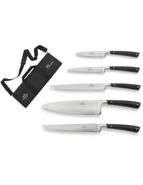 Mallette en nylon 5 couteaux forgés Sabatier Edonist