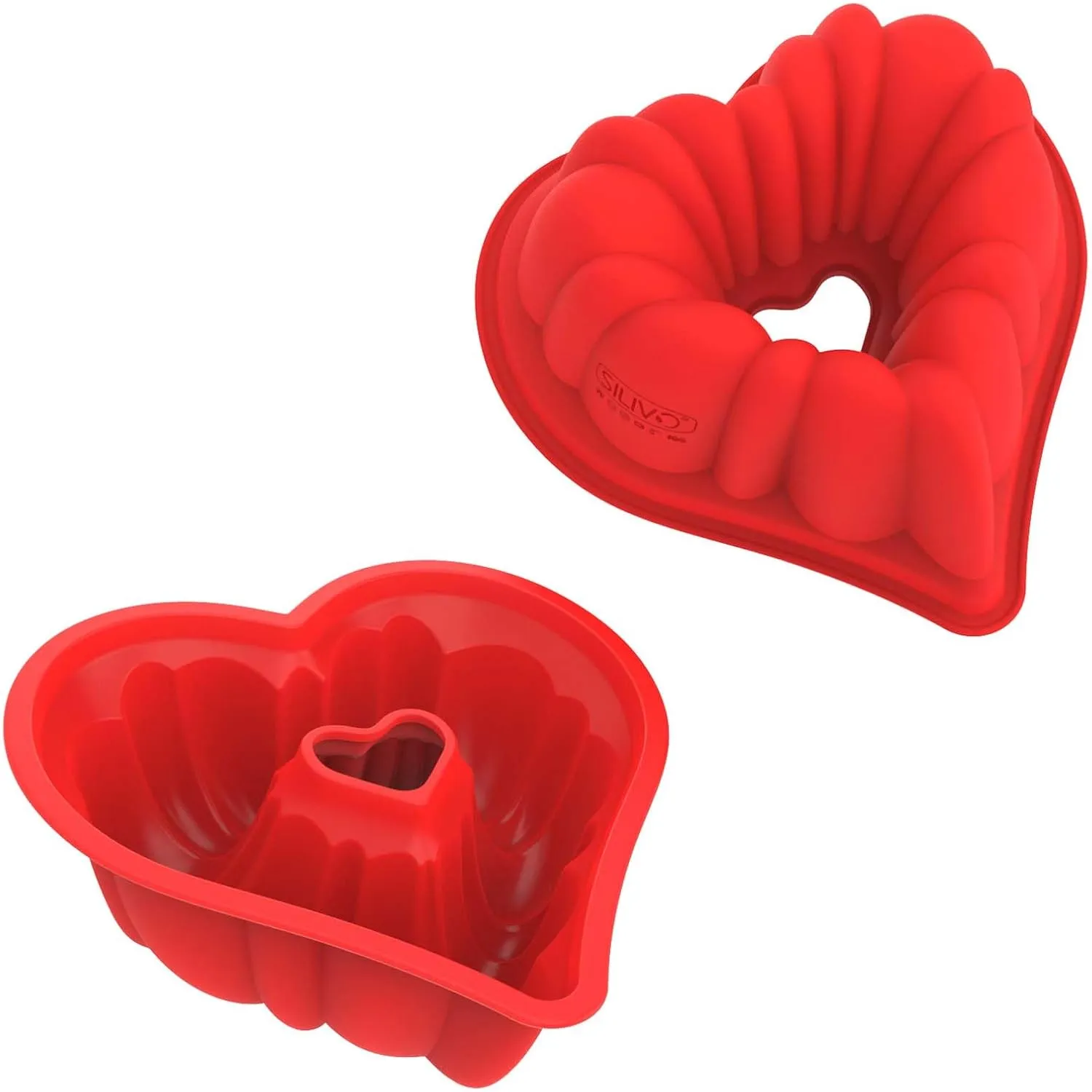 Moule à gâteau 3D en silicone en forme de cœur Vendos85 