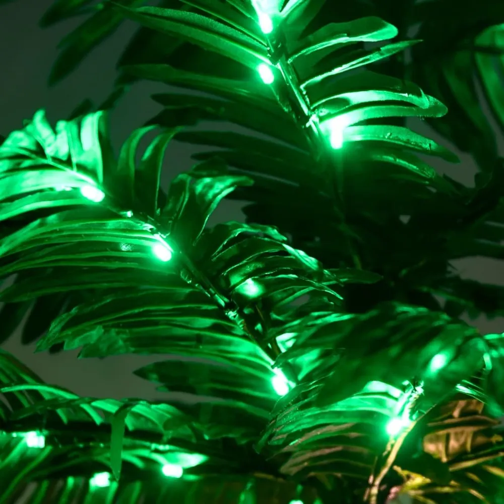 Palmier à led 192 led blanc chaud 300 cm