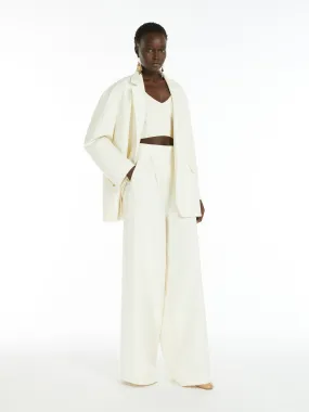 Pantalon surdimensionné en coton stretch