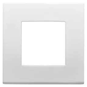 PLAQUE DAHLIA 1 POSTE BLANC