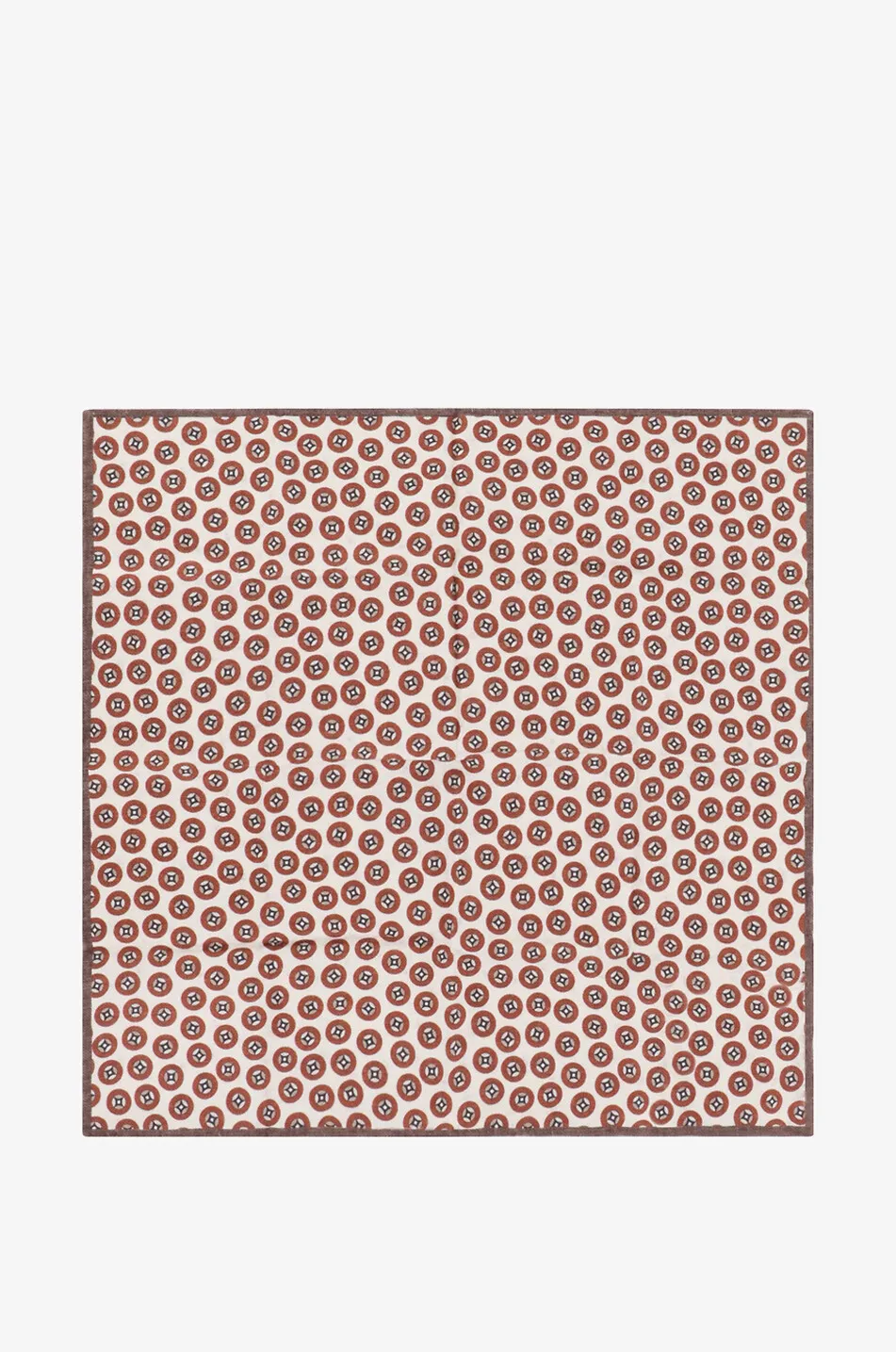 Pochette en soie pois et losanges