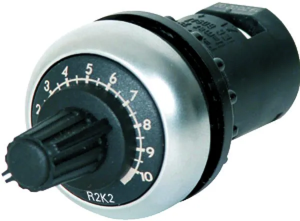 Potentiomètre Rotatif Eaton RMQ-Titan, 2.2kΩ max, Ø axe 22,5 mm