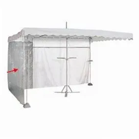 Rideau de parasol transparent 300x195cm