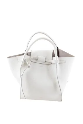 Sac à main Big Bag en cuir Big Bag de seconde main Celine ecru. Matière principale cuir.