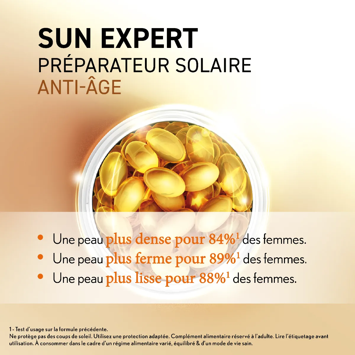 SUN EXPERT - Préparateur Solaire Anti-Âge - Programme 2 mois, 2x30 Capsules Végétales | Oenobiol  - Parapharmacie Boticinal