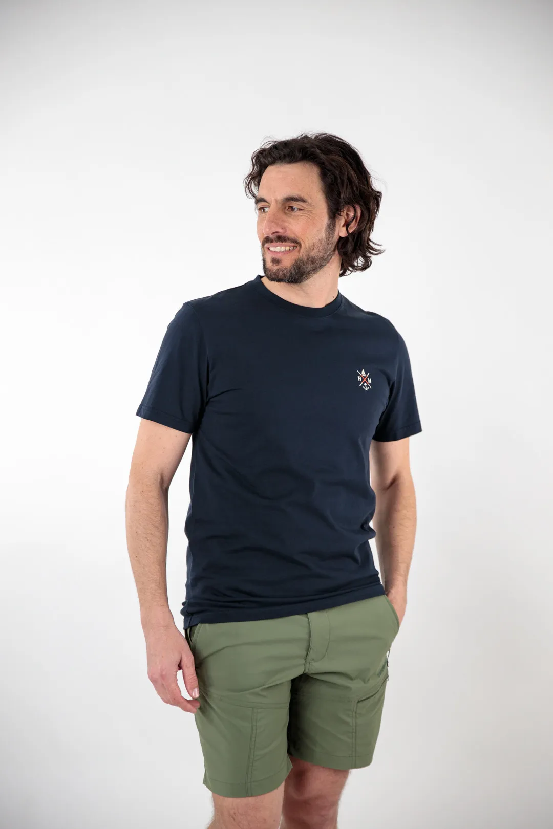 T-shirt Abel - Bleu marine - Monsieur Basil