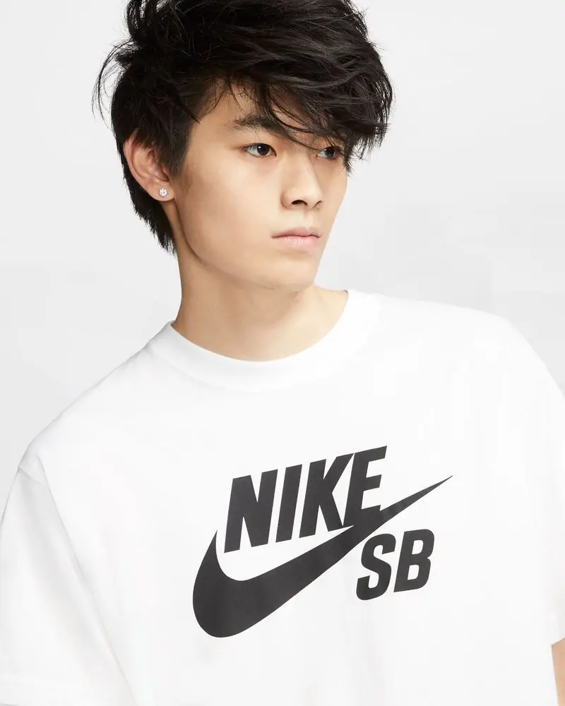 T-shirt Nike SB Blanc pour homme