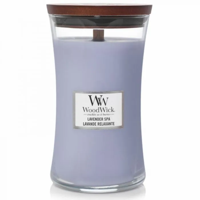 WoodWick Bougie Lavande relaxante  | MarketOnWeb